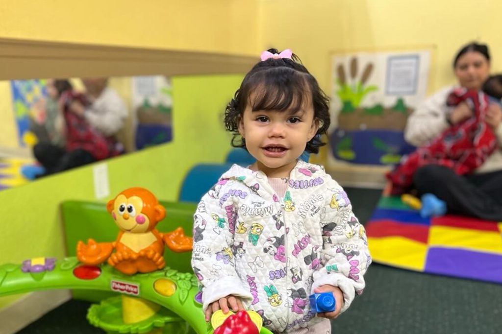 Kids enjoy Pre-K activities at Fullerton montessori School